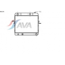 DN2104 AVA Радиатор, охлаждение двигателя