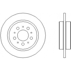MDC1437 MINTEX Тормозной диск