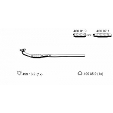 033411 ERNST Труба выхлопного газа