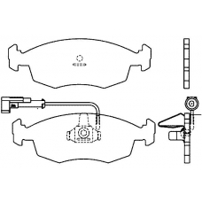 23227 180  0 5 T403 TEXTAR Колодки тормозные