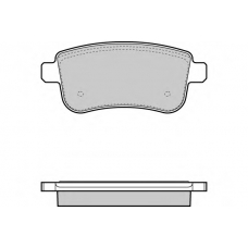 12-1384 E.T.F. Комплект тормозных колодок, дисковый тормоз