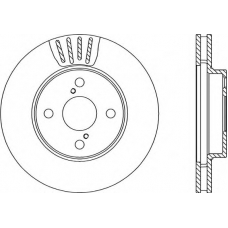 BDA2292.20 OPEN PARTS Тормозной диск