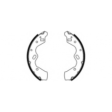 8DB 355 002-351 HELLA Комплект тормозных колодок