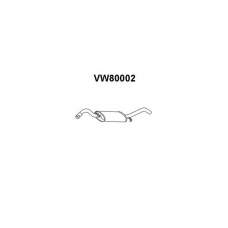 VW80002 VENEPORTE Глушитель выхлопных газов конечный