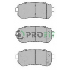 5000-1956 PROFIT Комплект тормозных колодок, дисковый тормоз
