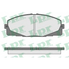 05P1595 LPR Комплект тормозных колодок, дисковый тормоз