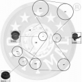 SK-1463 OPTIMAL Комплект ремня грм