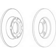DDF534-1 FERODO Тормозной диск