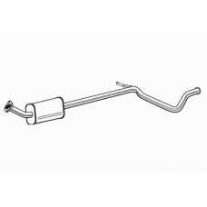 71212 WALKER Средний глушитель выхлопных газов