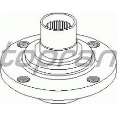 104 316 TOPRAN Ступица колеса
