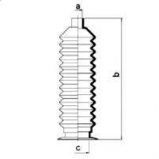 83738 SPIDAN Пыльник, рулевое управление