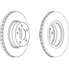 DDF1241C-1 FERODO Тормозной диск