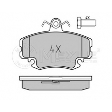 025 214 6318/PD MEYLE Комплект тормозных колодок, дисковый тормоз