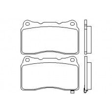 P 54 039 BREMBO Комплект тормозных колодок, дисковый тормоз