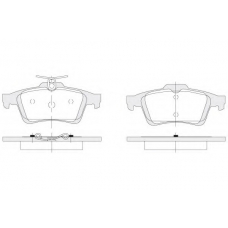 1850.0058217 KOSHIMO Комплект тормозных колодок, дисковый тормоз