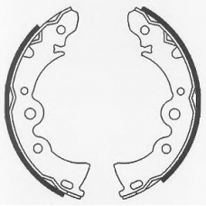 BS743 QUINTON HAZELL Комплект тормозных колодок