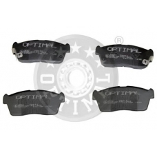 72411 OPTIMAL Комплект тормозных колодок, дисковый тормоз