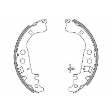 33682 SPIDAN Комплект тормозных колодок