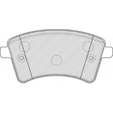 FSL4185 FERODO Комплект тормозных колодок, дисковый тормоз