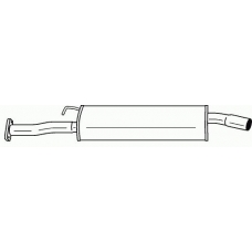 26417 SIGAM Средний глушитель выхлопных газов