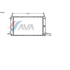 FD2088 AVA Радиатор, охлаждение двигателя