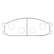 PN-3064 JNBK Колодки тормозные