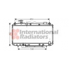 53002300 VAN WEZEL Радиатор, охлаждение двигателя