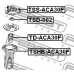 TD-ACA30F FEBEST Амортизатор