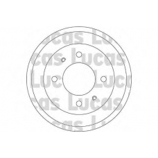 DB4225 TRW Тормозной барабан