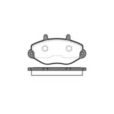 P2923.00 WOKING Комплект тормозных колодок, дисковый тормоз