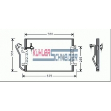 0335001 KUHLER SCHNEIDER Конденсатор, кондиционер