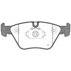 BPA0963.00 OPEN PARTS Комплект тормозных колодок, дисковый тормоз