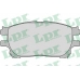 05P999 LPR Комплект тормозных колодок, дисковый тормоз
