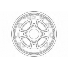 DB4213 TRW Тормозной барабан