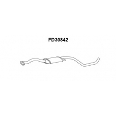 FD30842 VENEPORTE Средний глушитель выхлопных газов