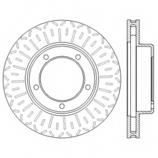 562559BC BENDIX Тормозной диск