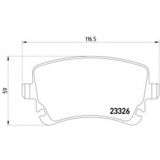 MDB2673 DON Комплект тормозных колодок, дисковый тормоз