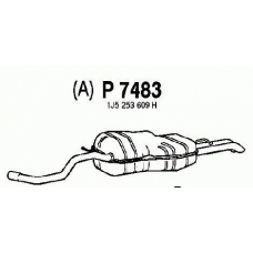 P7483 FENNO Глушитель выхлопных газов конечный