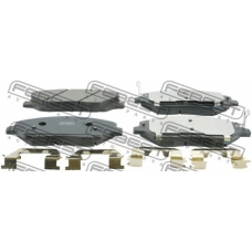 1201-SANF FEBEST Комплект тормозных колодок, дисковый тормоз