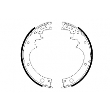 0 986 487 316 BOSCH Комплект тормозных колодок