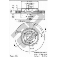 24903 AP Тормозной диск