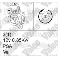 455938 VALEO Стартер
