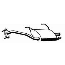 614554 FONOS Глушитель выхлопных газов конечный