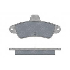 SP 304 SCT Комплект тормозных колодок, дисковый тормоз
