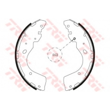 GS8797 TRW Комплект тормозных колодок