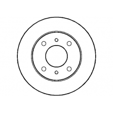 NBD068 NATIONAL Тормозной диск