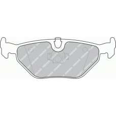 FDB1301 FERODO Комплект тормозных колодок, дисковый тормоз