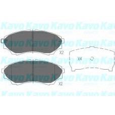 KBP-4514 KAVO PARTS Комплект тормозных колодок, дисковый тормоз