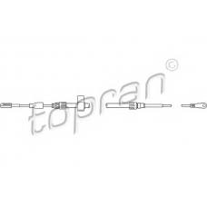 112 145 TOPRAN Трос, тормозной механизм рабочей тормозной системы