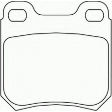 MDK0042 MINTEX Комплект тормозов, дисковый тормозной механизм